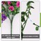 Artificial Hanging Flowers for Outdoor, 2 PCS Silk Morning Glory Faux Flowers (Purple, Pink)